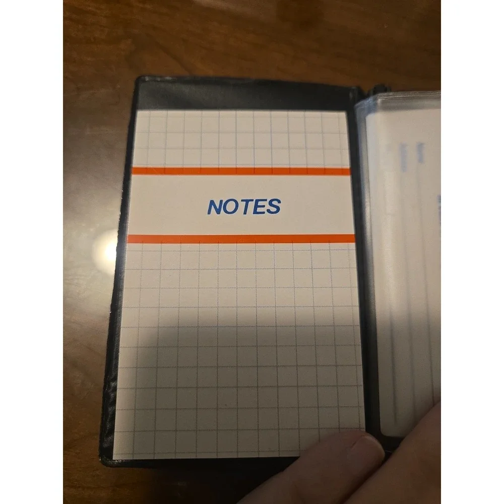 Vintage 1997 Pocket Organizer Calendar‎ Address Book w/ Pen Floral Magnetic